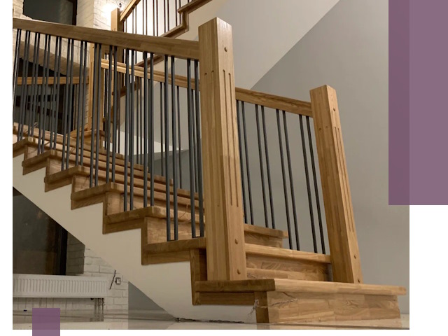 Реставрация деревянных и металлических лестниц в Печоре