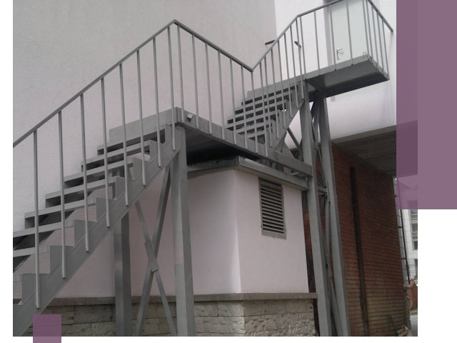 Монтаж пожарных лестниц под ключ в Печоре с гарантией качества