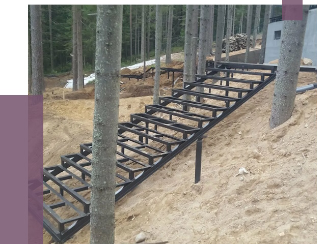 Монтаж металлических лестниц в Печоре от 13491 руб. 