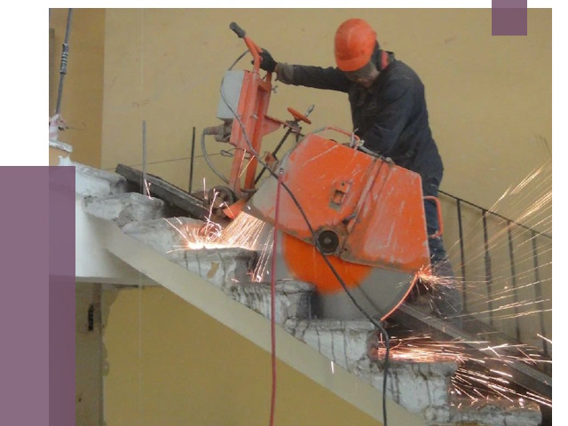 Демонтаж бетонных лестниц в Печоре от 4582 руб. за м2 | ПРОЛЁТ-Пчр