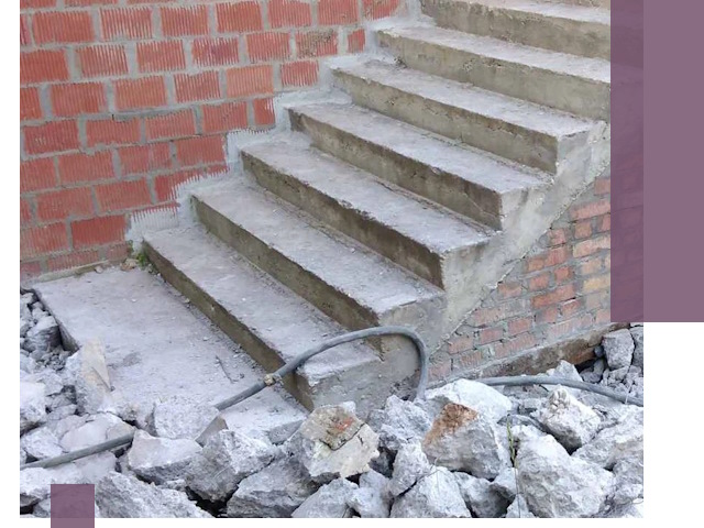 Демонтаж бетонных лестниц в Печоре: быстро и безопасно