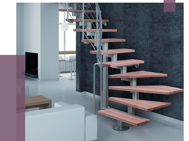 Модульные лестницы в Печоре от 16800 руб. — купить в ПРОЛЁТ-Пчр