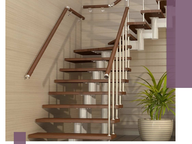 Изготовление модульных лестниц под ключ в Печоре