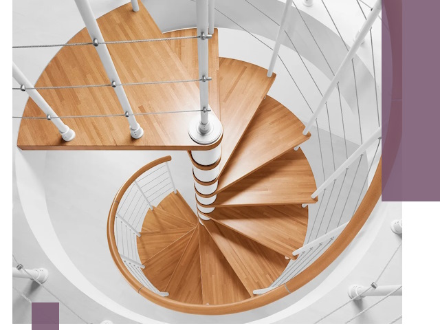 Изготовление винтовых лестниц под ключ в Печоре