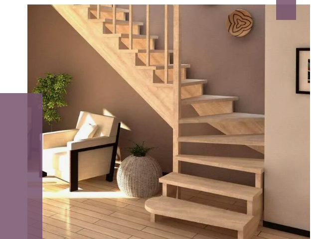 Изготовление Г-образных лестниц в Печоре от 18837 руб. 