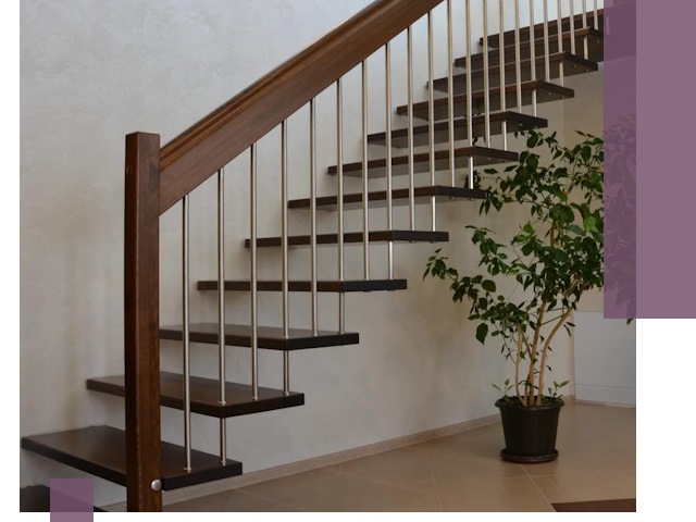 Лестницы на больцах под ключ в Печоре – изготовление и монтаж