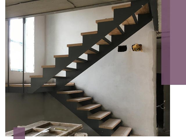 Изготовление лестниц на металлокаркасе в Печоре от производителя