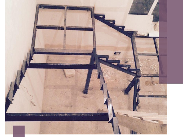 Монтаж лестниц на металлокаркасе в Печоре быстро и качественно