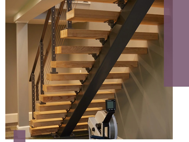 Лестницы на монокосоурах под ключ в Печоре - изготовление и монтаж