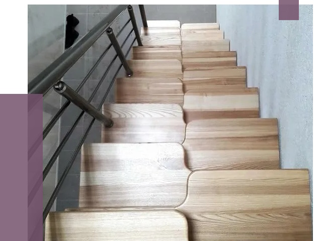 Лестницы гусиный шаг в Печоре от 12982 руб. под ключ | ПРОЛЁТ-Пчр