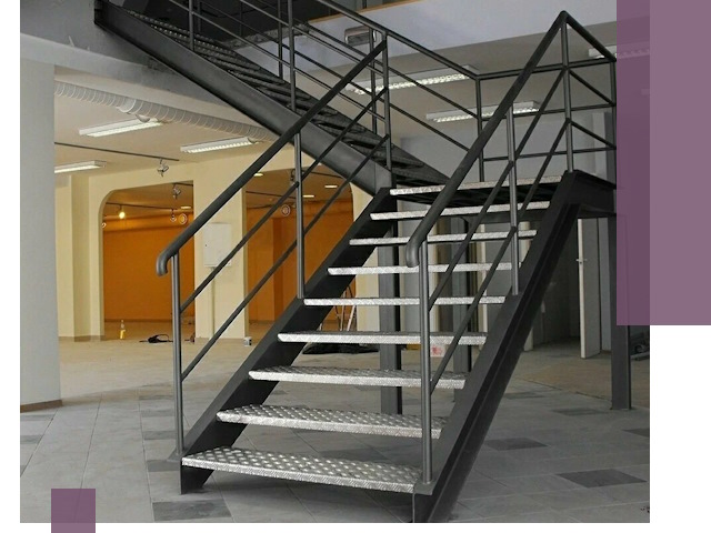 Лестницы для офиса в Печоре: изготовление, монтаж, демонтаж