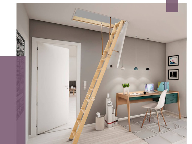 Чердачные лестницы в Печоре — от 14509 руб. | ПРОЛЁТ-Пчр