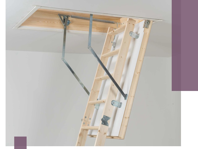 Установка чердачной лестницы под ключ в Печоре