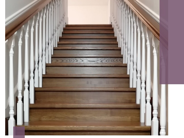 Лестницы из ясеня на заказ в Печоре — изготовление и монтаж