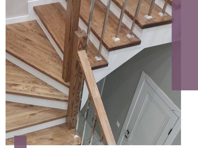 Обшивка металлических лестниц под ключ в Печоре