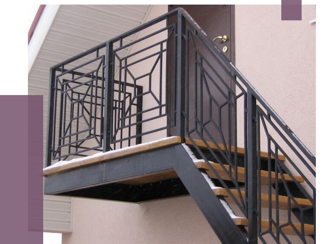 Металлические перила в Печоре от 4276 руб.  | ПРОЛЁТ-Пчр