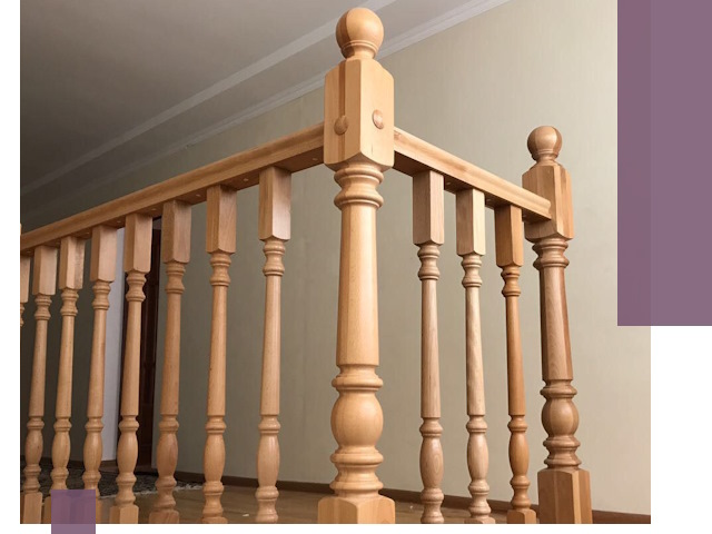 Деревянные перила на заказ в Печоре: монтаж и изготовление