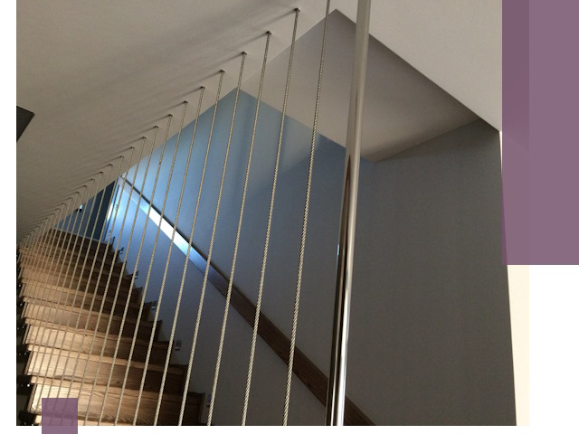 Тросовые перила под ключ в Печоре — производство и монтаж