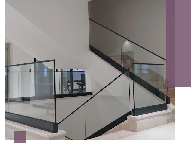 Стеклянные перила премиум-класса с установкой в Печоре