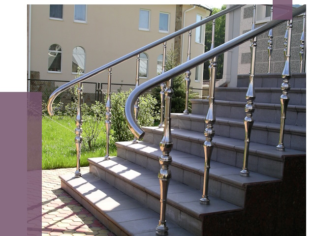 Перила для крыльца в Печоре от 10691 руб. — монтаж ПРОЛЁТ-Пчр