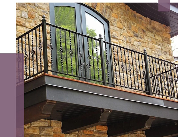 Балконные ограждения в Печоре от 7993 руб. — купить | ПРОЛЁТ-Пчр
