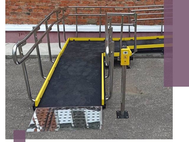 Изготовление наклонных пандусов для инвалидов в Печоре