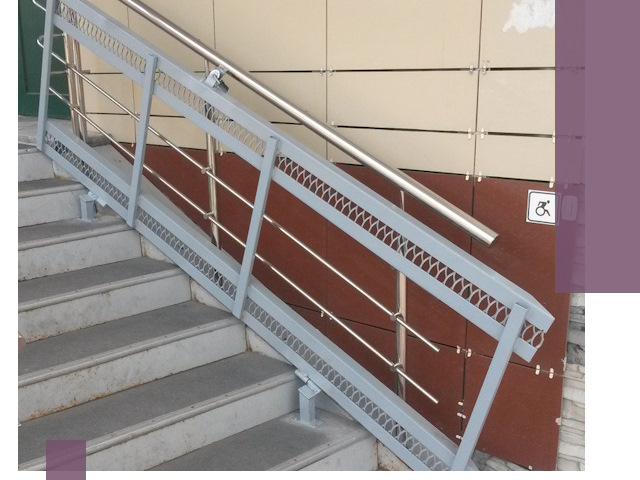 Изготовление откидных пандусов под ключ в Печоре