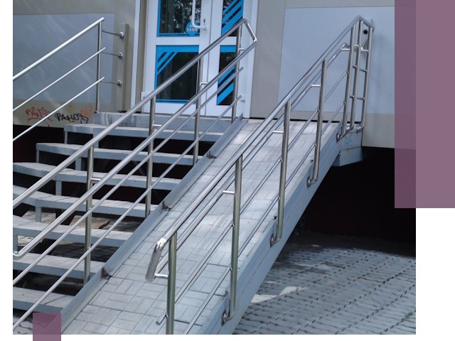 Пандус на крыльцо под ключ в Печоре: монтаж и изготовление