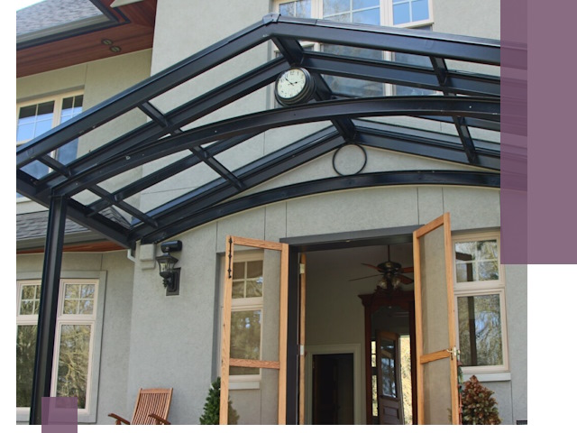 Изготовление и монтаж навесов и козырьков в Печоре