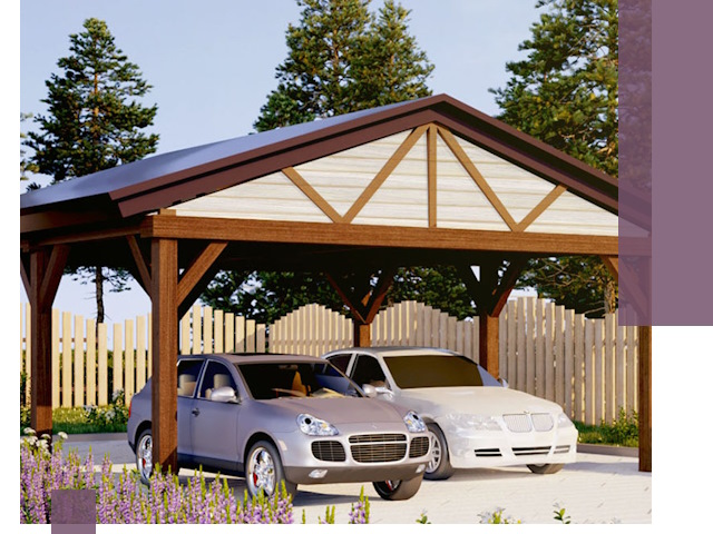 Навесы для автомобиля в Печоре — изготовление и монтаж