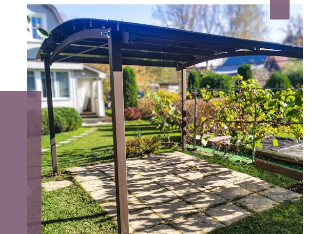 Навесы для дачи в Печоре от 12677 руб. под ключ — ПРОЛЁТ-Пчр