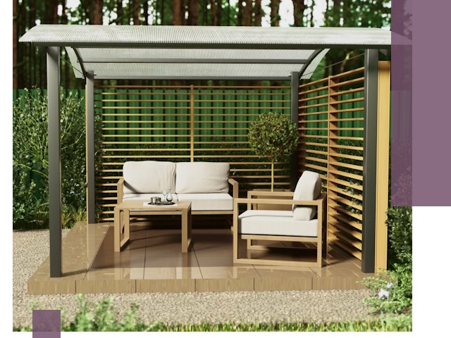 Навесы для дачи в Печоре: изготовление, монтаж и демонтаж