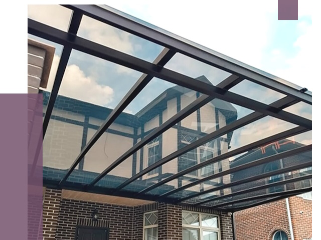 Навесы из поликарбоната в Печоре от 8573 руб. под ключ — ПРОЛЁТ-Пчр