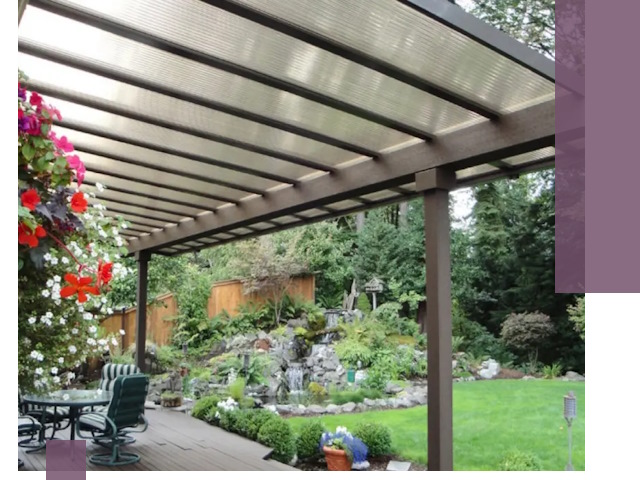 Навесы из поликарбоната под ключ в Печоре быстро и надёжно