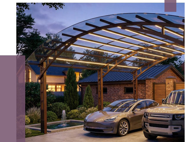 Металлические навесы в Печоре от 12626 руб. под ключ — ПРОЛЁТ-Пчр