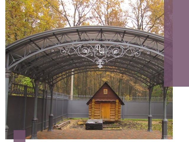 Кованые навесы премиум-класса под заказ в Печоре