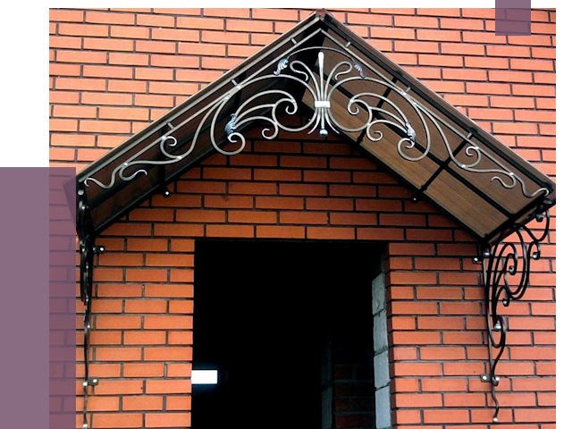 Металлические козырьки в Печоре от 10640 руб. 