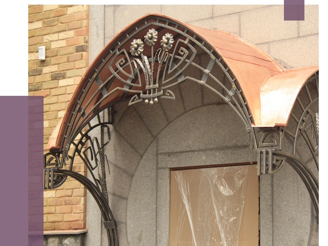 Арочные козырьки в Печоре от 14509 руб. 