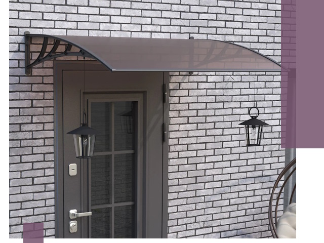 Недорогие козырьки и навесы под ключ в Печоре