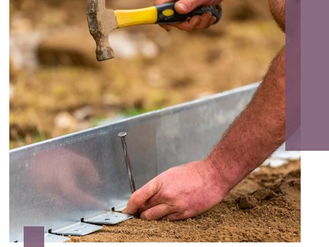 Монтаж металлических бордюров в Печоре быстро и качественно