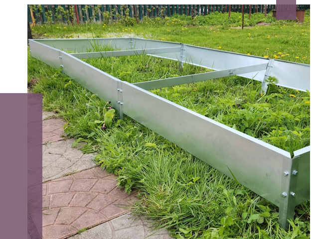 Металлические бордюры для грядок в Печоре от 1782 руб. 