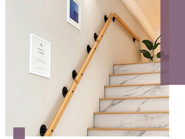 Поручни металлические и деревянные под ключ в Печоре