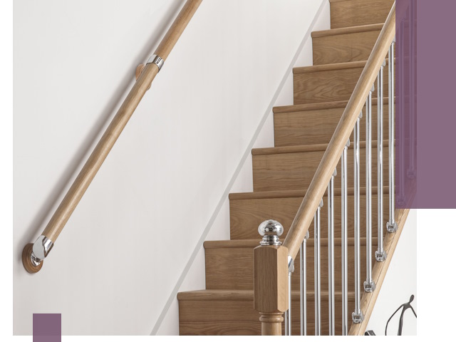 Пристенные поручни из стали и нержавейки под монтаж в Печоре