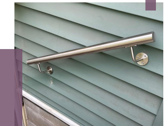 Поручни из нержавеющей стали в Печоре от 7637 руб.  | ПРОЛЁТ-Пчр